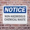 Signmission Non-Hazardous Chemical Waste OSHA Notice Sign, Plastic, 10in W x 7in L, 2PK OS-2PACK-NS-P-710-L-15066 - alternate 3
